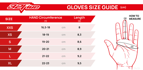 32Five Gloves, WIN IT SPIN IT, White / Light Grey