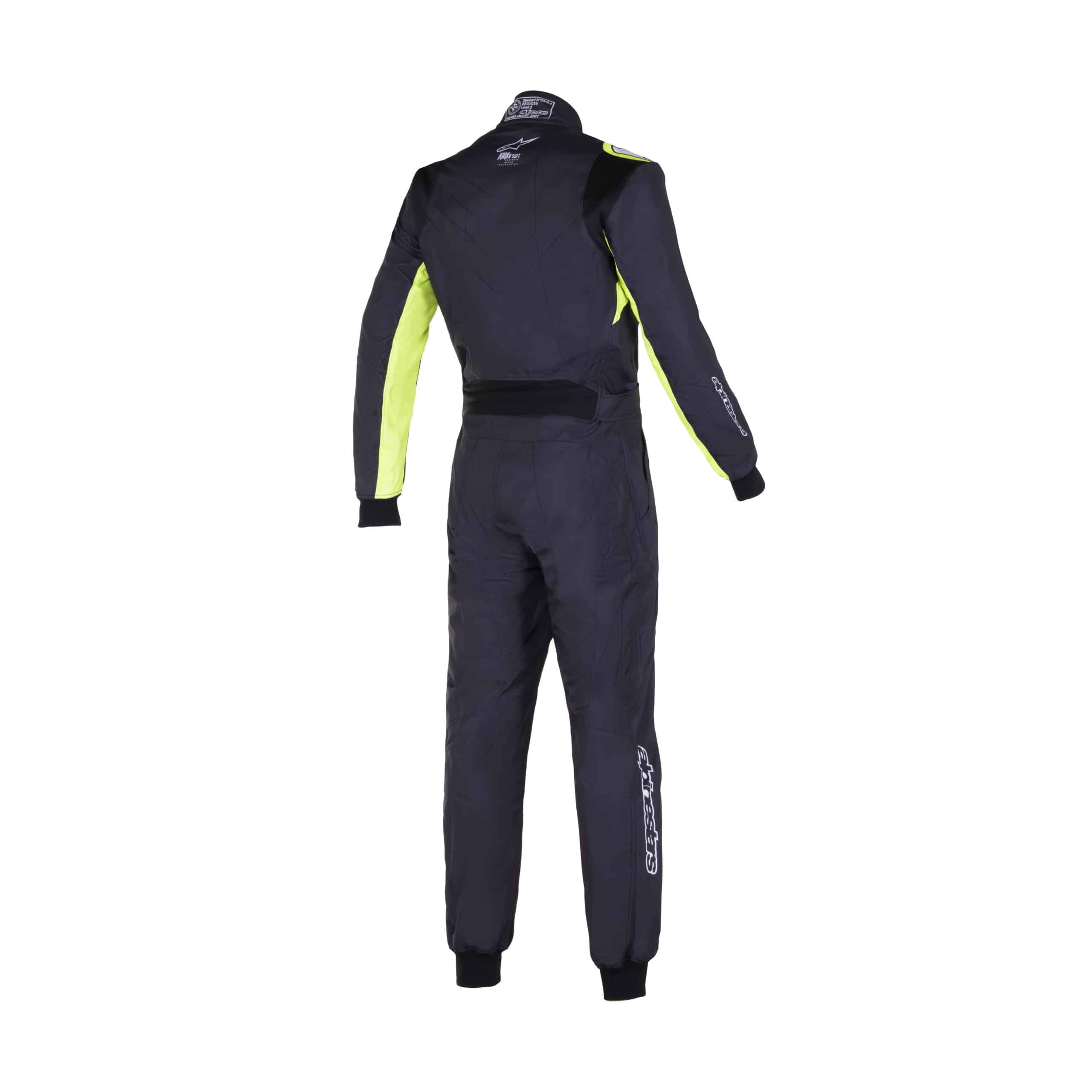Alpinestars KMX-9 V3 Graphic 3 Karting Suit Black/Fluro Yellow