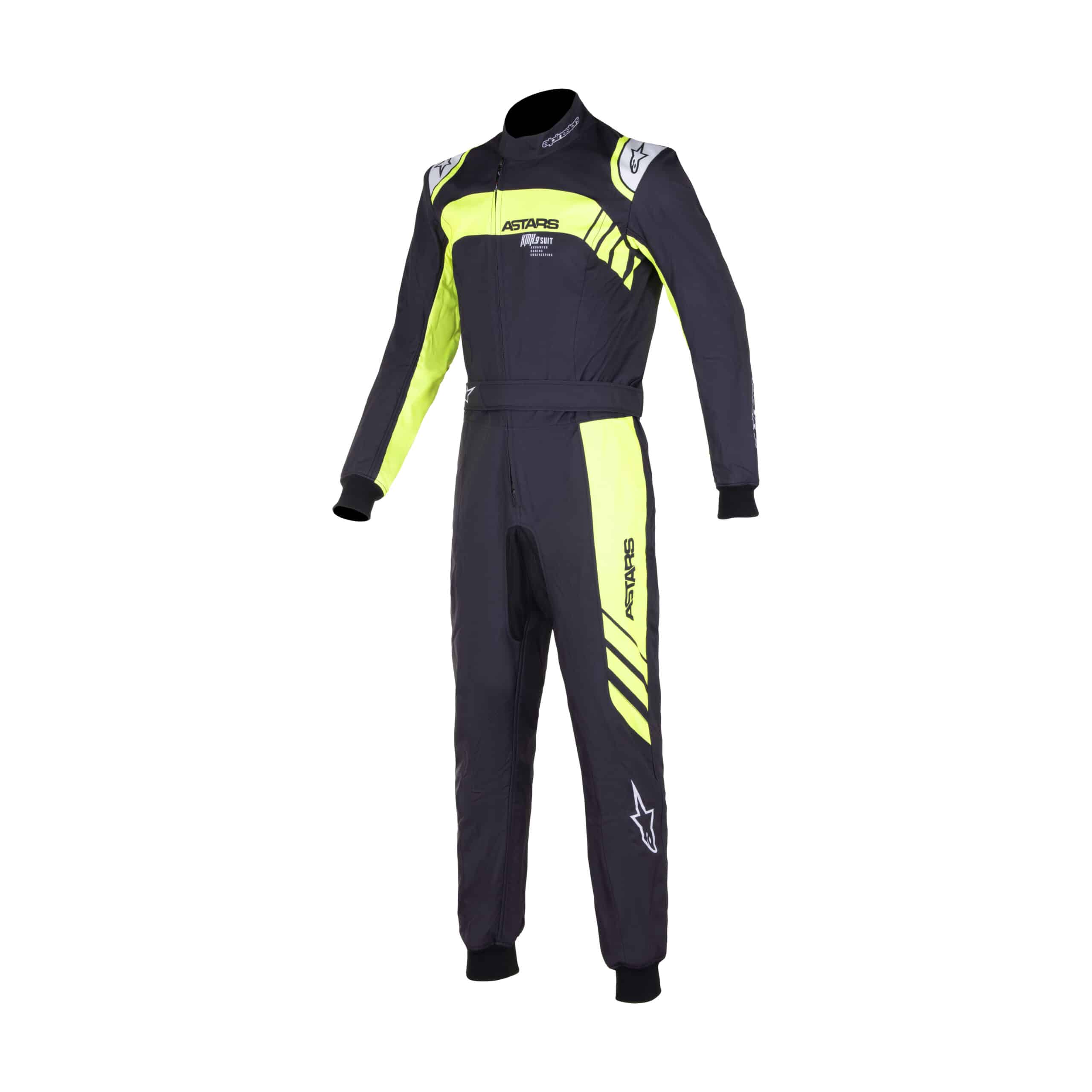 Alpinestars KMX-9 V3 Graphic 3 Karting Suit Black/Fluro Yellow