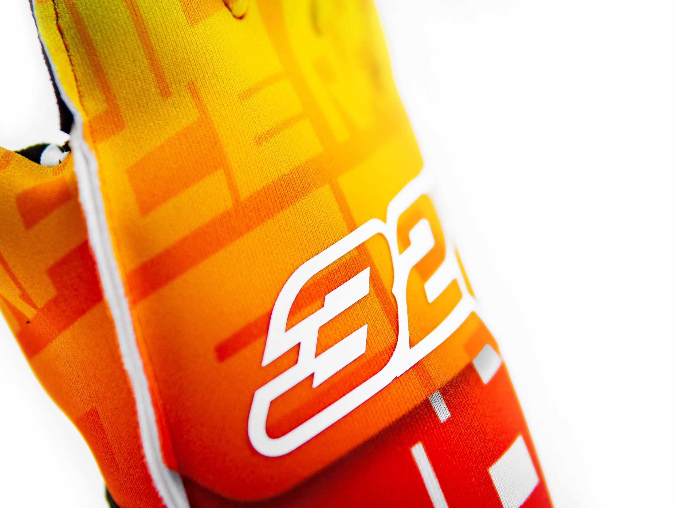 32Five Gloves, EPIC RACE, White / Fluo Orange2Yellow