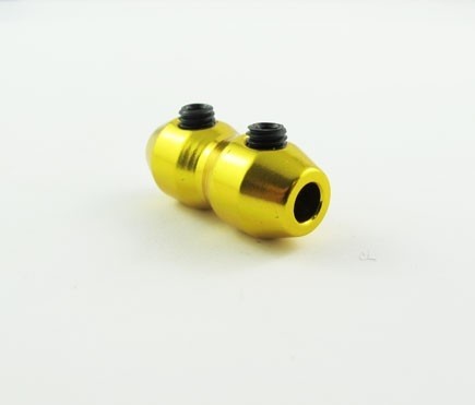 Clamp / Throttle Cable / Billet Gold Unpackaged