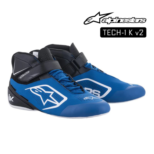 ALPINESTARS KART BOOTS - TECH 1-K V2 - BLUE