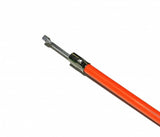 Throttle Cable Orange Teflon Lined Flexible 1.5 x 950 Outer x 1600 Inner